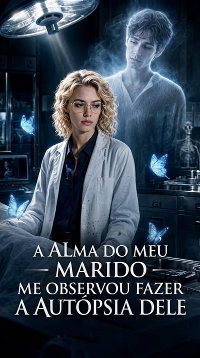 Capa da minissérie A Alma do meu Marido me Observou fazer a Autópsia Dele