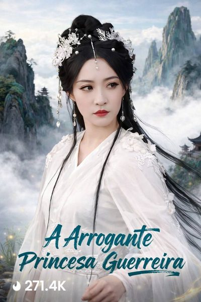 Capa da minissérie A Arrogante Princesa Guerreira