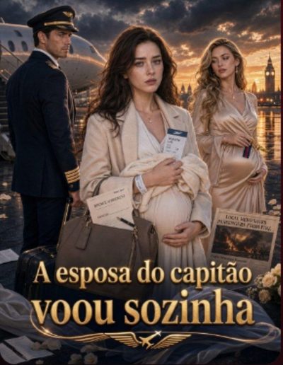 Capa da minissérie A Esposa do Capitão Voou Sozinha