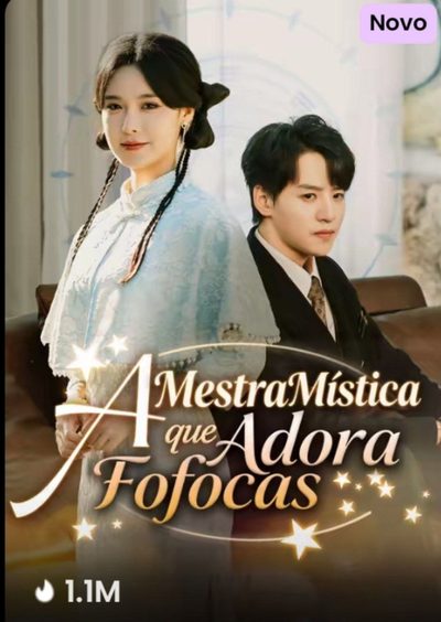 Capa da minissérie A Mestra Mística que Adora Fofocas