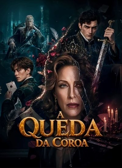 Capa da minissérie A Queda da Coroa