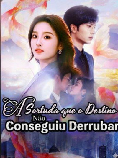 Capa da minissérie A Sortuda que o Destino Não Conseguiu Derrubar