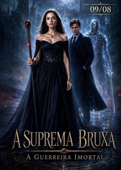 Capa da minissérie A Suprema Bruxa, a Guerreira Imortal