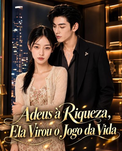Capa da minissérie Adeus à Riqueza, Ela Virou o Jogo da Vida