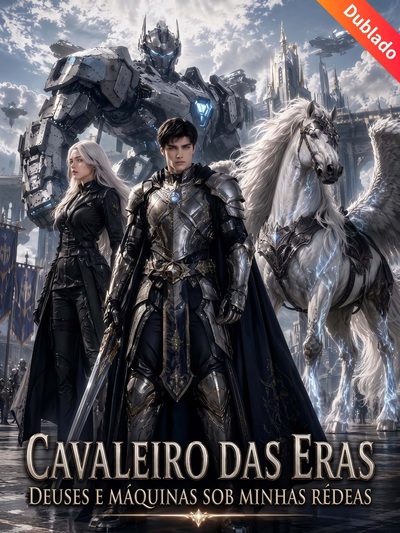 Capa da minissérie Cavaleiro das Eras: Deuses e Máquinas Sob Minhas Rédeas