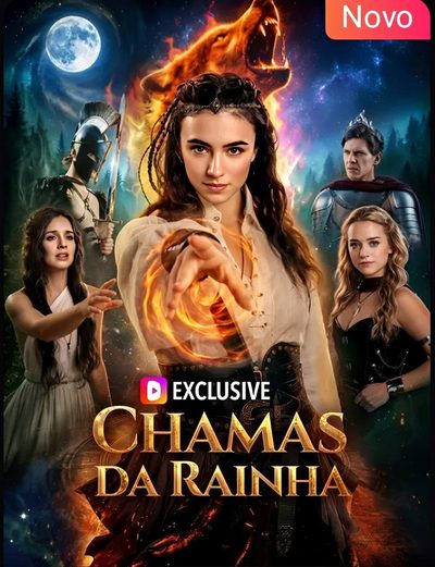 Capa da minissérie Chamas da Rainha