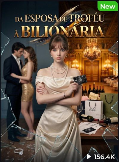 Capa da minissérie Da Esposa de Troféu à Bilionária