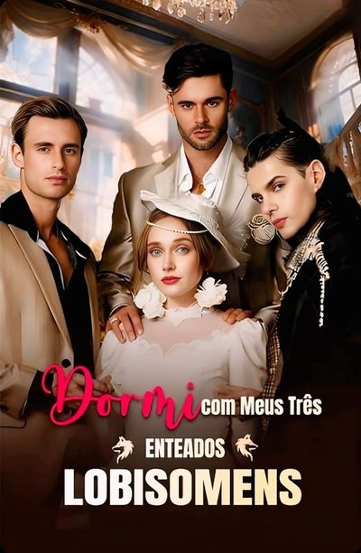 Capa da minissérie Dormi com Meus Três Enteados Lobisomens