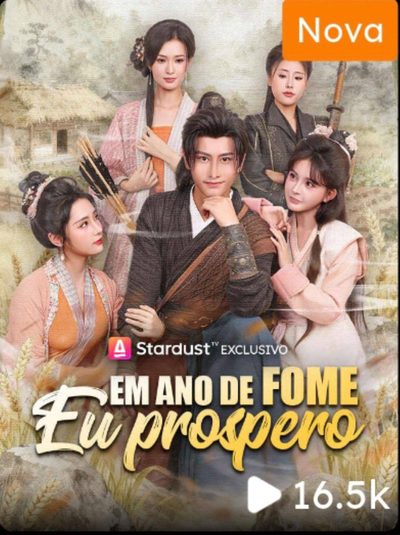 Capa da minissérie Em Ano de Fome Eu Próspero