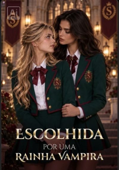 Capa da minissérie Escolhida por uma Rainha Vampira Bl �