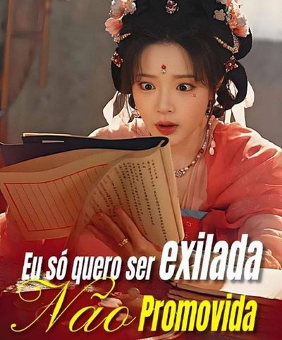 Capa da minissérie Eu Só Quero Ser Exilada, Não Promovida