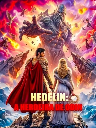 Capa da minissérie Hedelin: a Herdeira de Odin