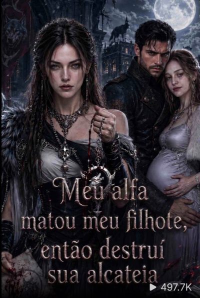 Capa da minissérie Meu Alfa Matou Meu Filhote, Então Destruí Sua Alcateia -