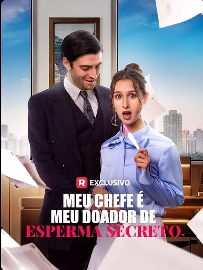 Capa da minissérie MEU CHEFE É MEU DOADOR DE ESPERMA SECRETO [My Boss is my Secret Sperm Donor]