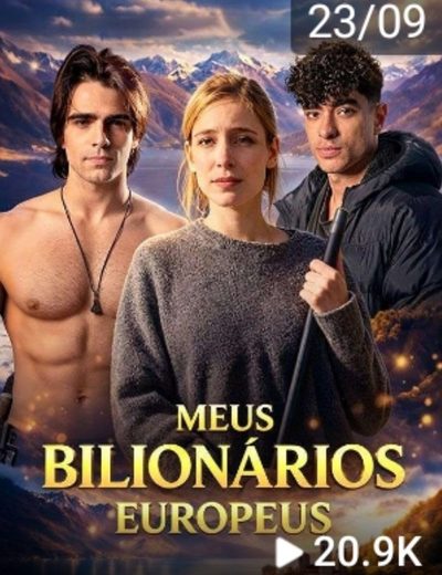 Capa da minissérie Meus Bilionários Europeus