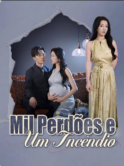 Capa da minissérie Mil Perdões e um Incêndio Amor Proibido Antigo