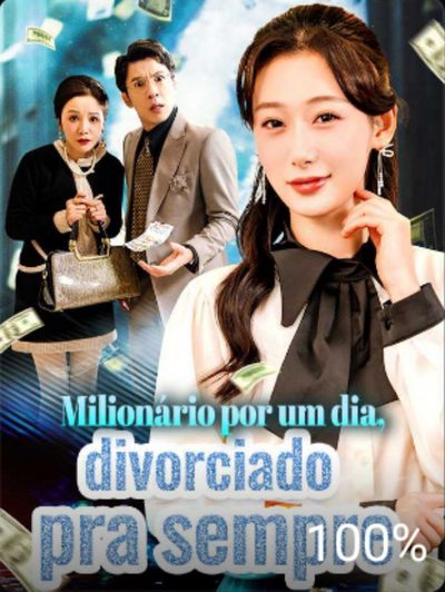 Capa da minissérie Milionário por um Dia, Divorciado para Sempre