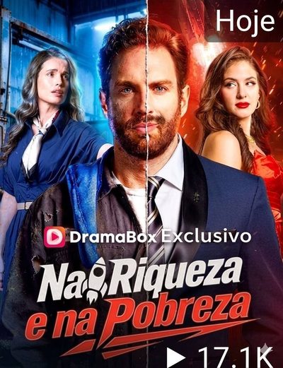 Capa da minissérie Na Riqueza e na Pobreza
