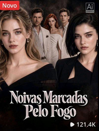 Capa da minissérie Noivas Marcadas Pelo Fogo