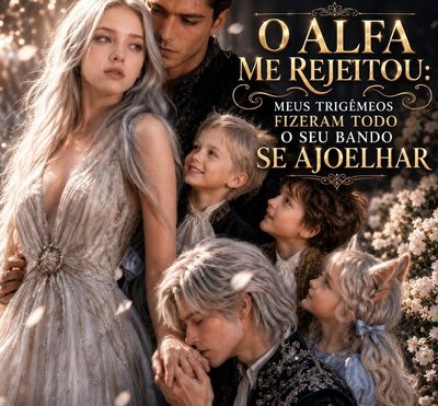Capa da minissérie O Alfa Me Rejeitou: Meus Trigêmeos Fizeram Todo o Seu Bando Se Ajoelhar