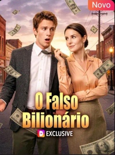 Capa da minissérie O Falso Bilionário