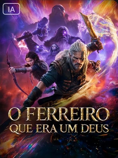 Capa da minissérie O Ferreiro que Era um Deus -