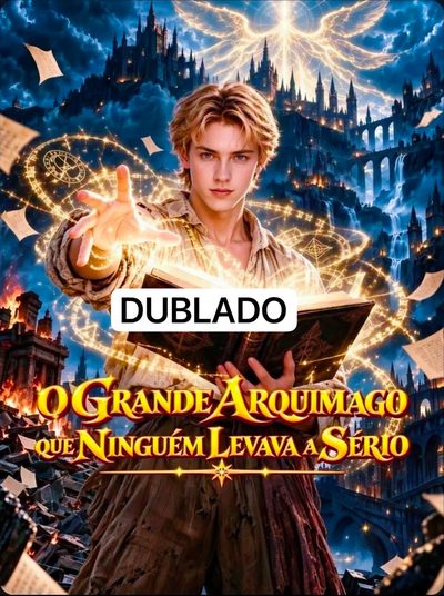 Capa da minissérie O Grande Arquimago que Ninguém Levava a Sério