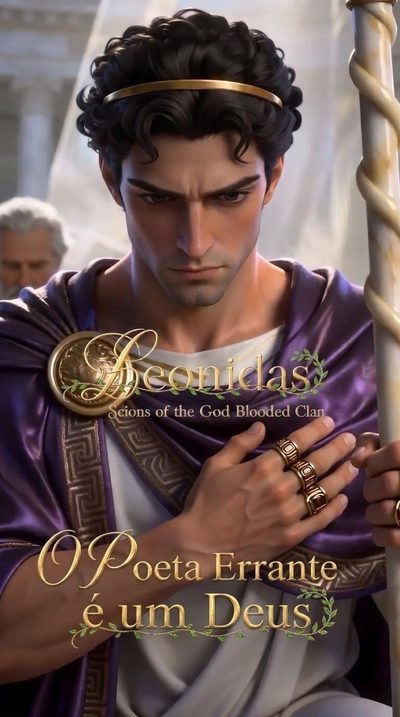 Capa da minissérie 》 o Poeta Errante É um Deus