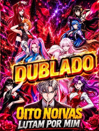Capa da minissérie Oito Noivas Lutam por Mim Dublado