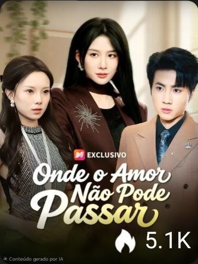 Capa da minissérie Onde o Amor Não Pode Passar
