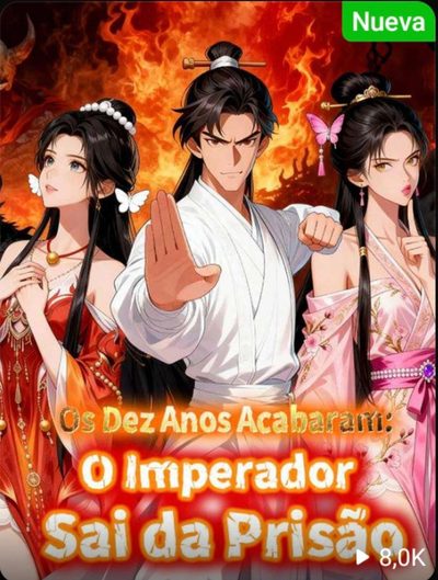 Capa da minissérie Os Dez Anos Acabaram: o Imperador Sai da Prisão - Anime