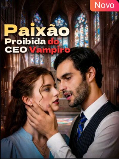 Capa da minissérie Paixão Proibida do CEO Vampiro