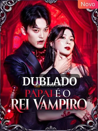 Capa da minissérie Papai É o Rei Vampiro (dublado)