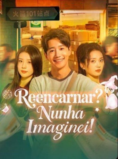 Capa da minissérie Reencarnar? Nunca Imaginei!