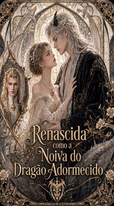 Capa da minissérie Renascida como a Noiva do Dragão Adormecido