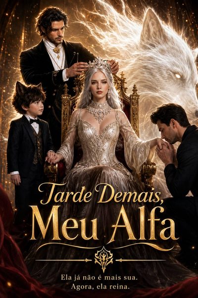 Capa da minissérie Tarde Demais Meu Alfa