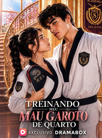 Capa da minissérie Treinando meu garoto de quarto Coaching My Bad Boy Roommate