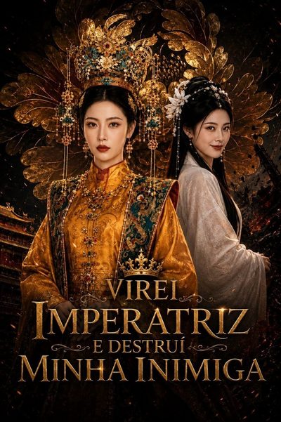 Capa da minissérie Virei Imperatriz e Destruí Minha Inimiga